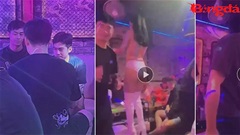 Phát hiện cầu thủ Trung Quốc đi bar đêm, chơi với vũ nữ trước trận thua Hà Nội