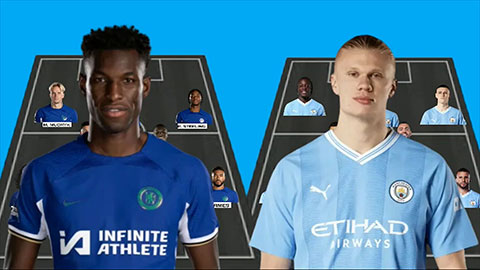 Soi đội hình siêu khủng ở đại chiến Chelsea vs Man City