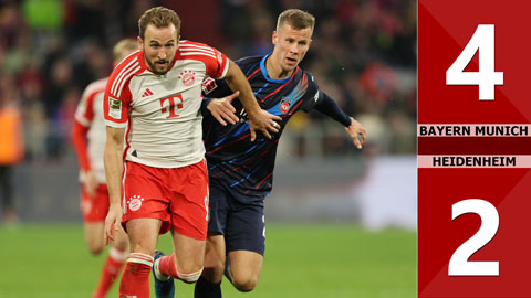 VIDEO bàn thắng Bayern Munich vs Heidenheim: 4-2 (Vòng 11 Bundesliga 2023/24)