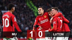 Kết quả MU 1-0 Luton: Quỷ đỏ thắng trận thứ 2 liên tiếp, áp sát top 4