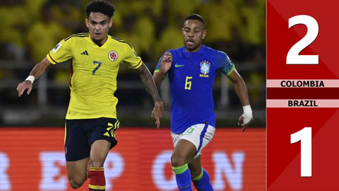 VIDEO bàn thắng Colombia vs Brazil: 2-1 (Vòng loại World Cup 2026)