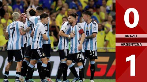 VIDEO bàn thắng Brazil vs Argentina: 0-1 (Vòng loại World Cup 2026)