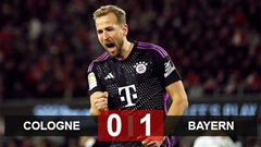 Kết quả Cologne 0-1 Bayern: Kane lại sắm vai người hùng