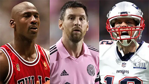 Messi ‘chung mâm’ với hai huyền thoại sống của thể thao Mỹ