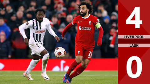 VIDEO bàn thắng Liverpool vs LASK: 4-0 (Vòng bảng Europa League 2023/24)