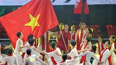 Duy Mạnh tái hiện khoảnh khắc cắm cờ tại Thường Châu trong ngày trọng đại của bầu Hiển