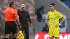 Ronaldo và HLV của Al Nassr có hành động lạ vì VAR