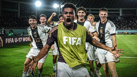 Đức vô địch U17 thế giới lần đầu đầy kịch tính