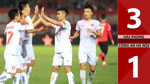 VIDEO bàn thắng Hải Phòng vs Công an Hà Nội: 3-1 (Vòng 4 V.League 2023/24)