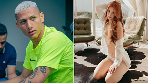 Mê mẩn với sắc đẹp của bạn gái Richarlison