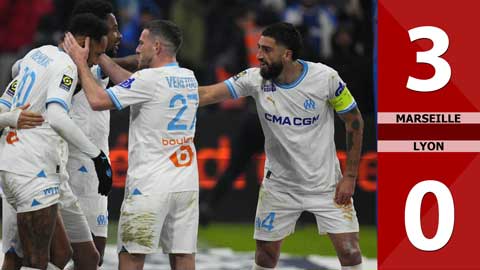 VIDEO bàn thắng Marseille vs Lyon: 3-0 (Vòng 14 Ligue 1 mùa 2023/24)