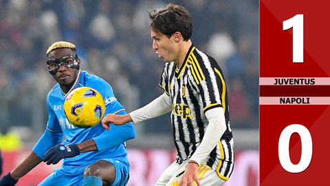 VIDEO bàn thắng Juventus vs Napoli: 1-0 (Vòng 15 Serie A 2023/24)