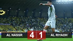 Kết quả Al Nassr 4-1 Al Riyadh: Ronaldo thông nòng, Al Nassr tái xuất đường đua vô địch