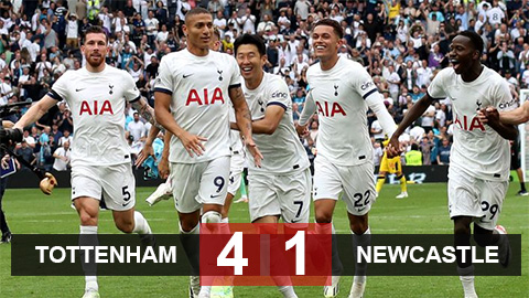 Kết quả Tottenham 4-1 Newcastle: Gà trống hạ gục Chích chòe