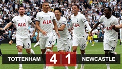 Kết quả Tottenham 4-1 Newcastle: Gà trống hạ gục Chích chòe
