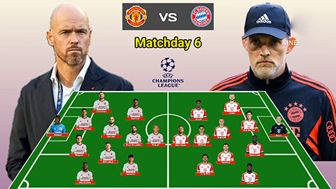 MU vs Bayern Munich sẽ sử dụng đội hình nào cho đại chiến?