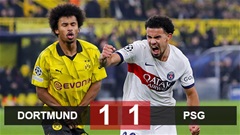 Kết quả Dortmund 1-1 PSG: Dắt tay nhau đi tiếp