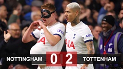 Kết quả Nottingham 0-2 Tottenham: Gà trống trở lại đường đua Top 4