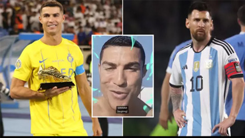 Ronaldo ăn mừng 'Siuuu' khi đánh bại Messi về lượt tìm kiếm trên Google