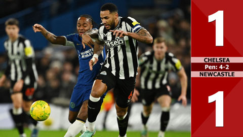 VIDEO bàn thắng Chelsea vs Newcastle: 1-1, pen: 4-2 (Tứ kết cúp Liên đoàn Anh 2023/24)