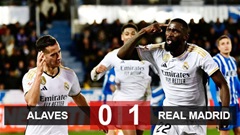 Kết quả Alaves 0-1 Real: Kền kền trắng chiếm ngôi đầu