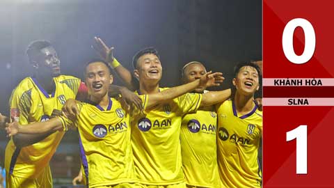 VIDEO bàn thắng Khánh Hòa vs SLNA: 0-1 (Vòng 8 V.League 2023/24)