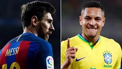 Thần đồng Brazil đeo số áo của Messi tại Barca