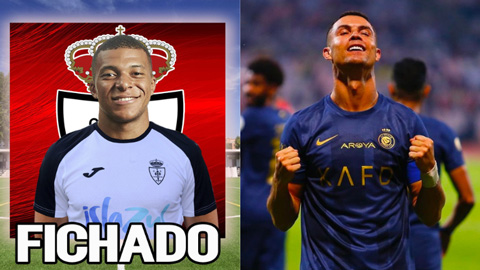 Ronaldo gia nhập Vallecano, Mbappe khoác áo đội hạng 7