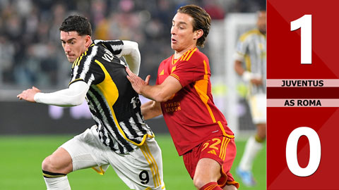 VIDEO bàn thắng Juventus vs AS Roma: 1-0 (Vòng 18 Serie A 2023/24)