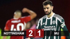 Kết quả Nottingham 2-1 MU: Quỷ đỏ xa dần giấc mơ top 4