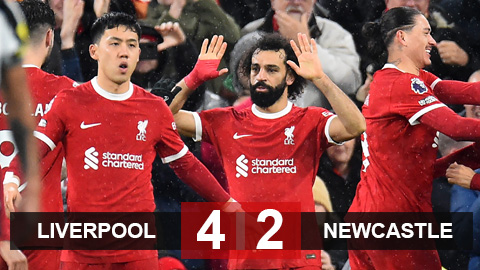 Kết quả Liverpool 4-2 Newcastle: The Kop 'mở hàng' năm mới ấn tượng