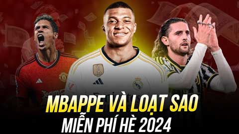 Mbappe  và loạt sao cực đỉnh miễn phí hè 2024: Ai nhanh tay hốt nào?