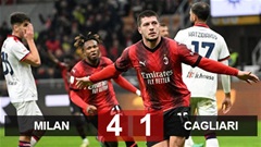 Kết quả Milan 4-1 Cagliari: Jovic tỏa sáng, Milan vào tứ kết Coppa Italia 