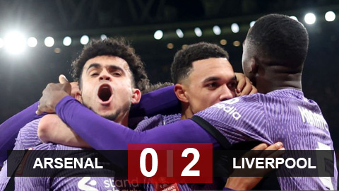 Kết quả Arsenal 0-2 Liverpool: Liverpool vào vòng 4 FA Cup