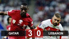 Kết quả Qatar 3-0 Lebanon: Chủ nhà thắng đậm ngày khai mạc Asian Cup 2023