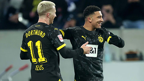 Sancho kiến tạo ghi bàn ngay ở trận ra mắt Dortmund 