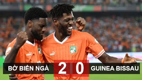 Kết quả Bờ Biển Ngà 2-0 Guinea Bissau: Siêu phẩm ngày mở màn