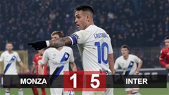 Kết quả Monza 1-5 Inter: Mưa bàn siêu kịch tính