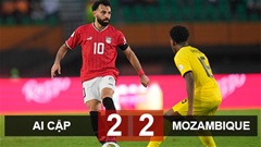 Kết quả Ai Cập 2-2 Mozambique: Salah giải cứu Pharaoh