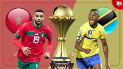 Nhận định bóng đá Morocco vs Tanzania, 00h00 ngày 18/1: Sư tử Atlas ra oai