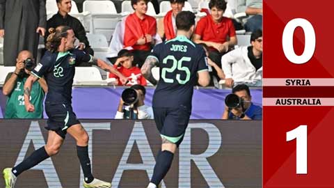 VIDEO bàn thắng Syria vs Australia: 0-1 (Vòng bảng Asian Cup 2023)
