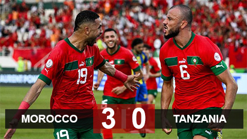 Kết quả Morocco 3-0 Tanzania: Thắng lợi áp đảo