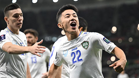 Kết quả Uzbekisan 3-0 Ấn Độ: Uzbekistan rộng cửa đi tiếp