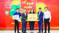 400 vé xe và quà Tết trao tặng sinh viên Y dược có hoàn cảnh khó khăn