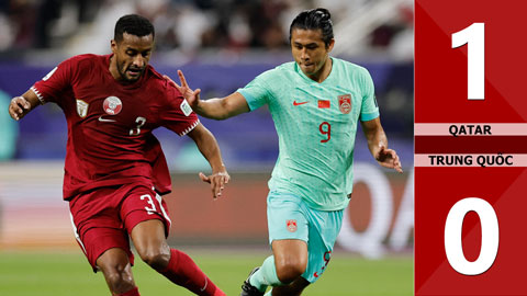 VIDEO bàn thắng Qatar vs Trung Quốc: 1-0 (Vòng bảng Asian Cup 2023)