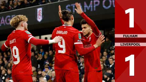 VIDEO bàn thắng Fulham vs Liverpool: 1-1 (Bán kết lượt về Cúp Liên đoàn Anh 2023/24)