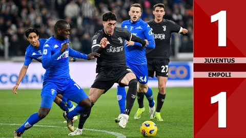 VIDEO bàn thắng Juventus vs Empoli: 1-1 (Vòng 22 Serie A 2023/24)