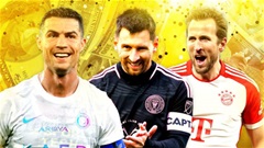  Top 10 cầu thủ lương cao nhất: Messi chỉ bằng một nửa của Ronaldo