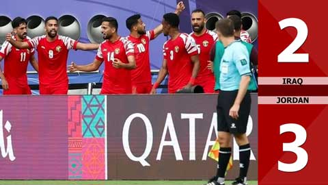 VIDEO bàn thắng Iraq vs Jordan: 2-3 (Vòng 1/8 Asian Cup 2023)