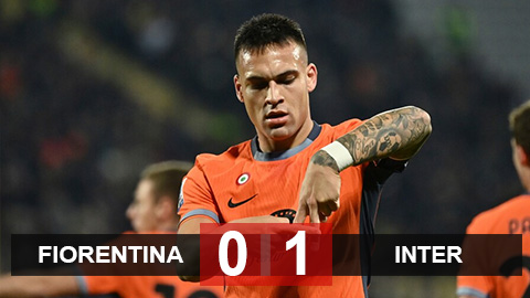 Kết quả Fiorentina 0-1 Inter: Không thể cản Nerazzurri